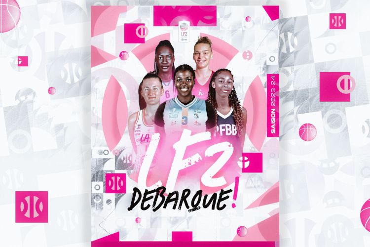 La Ligue Féminine 2 arrive sur les réseaux sociaux de la LFB